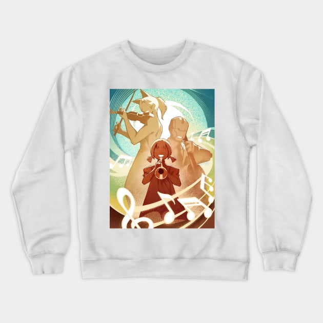 Mediation • Honkai Star Rail Light Cone Crewneck Sweatshirt by kazatodoesart